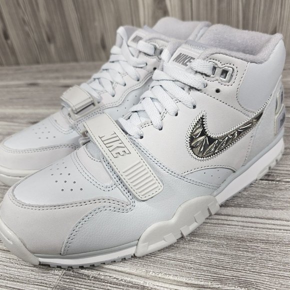 Nike Air Trainer 1 SB LVIII Pure Platinum/Metallic Silver FJ6195 002 Sz 6.5 NEW